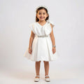 Enchanted Satin Bow Party Dress with Crystal Belt – Toddler & Preschooler Edition