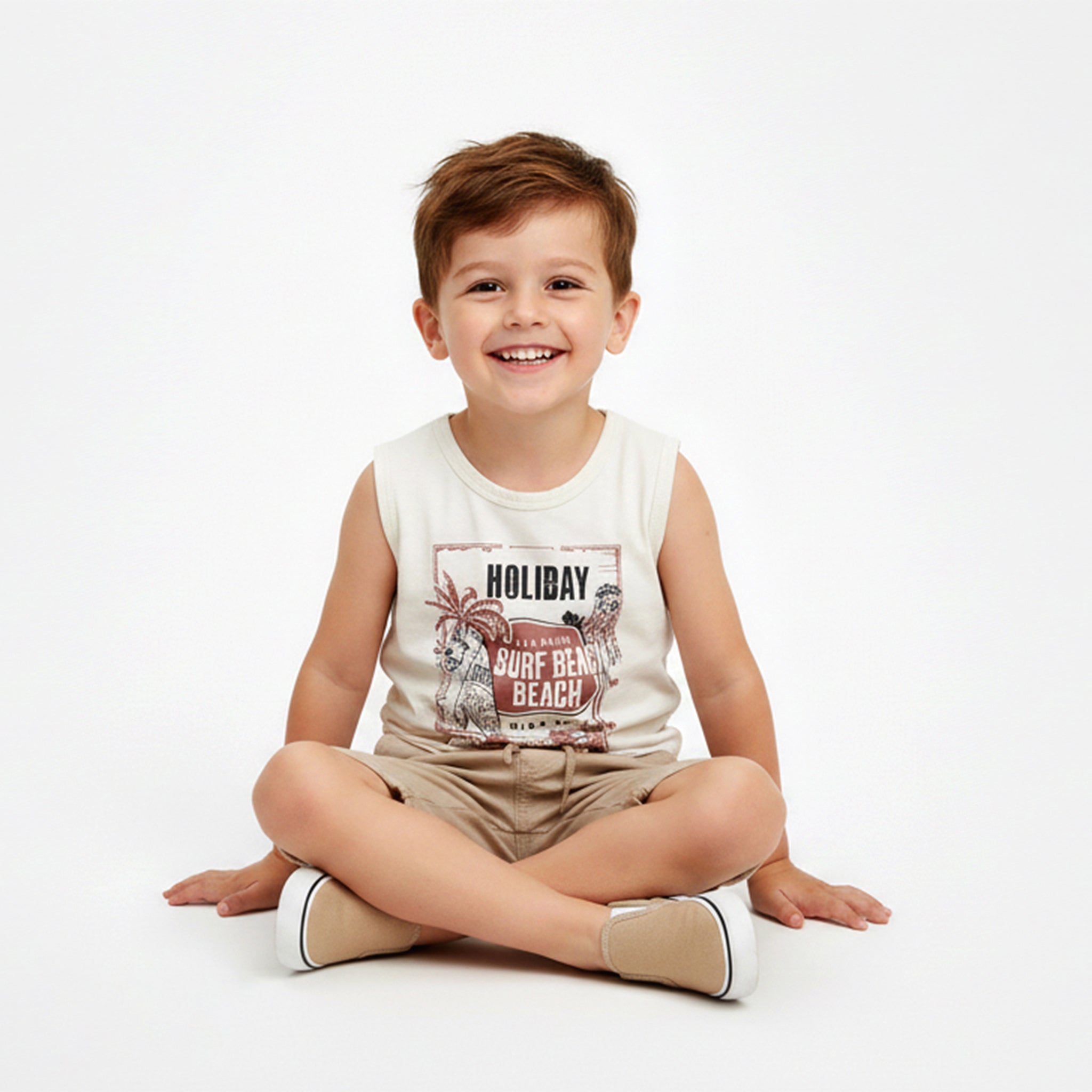 Boys 3-Piece Textured Holiday Set