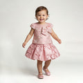 Toddler Tiered Tulle Party Dress with Satin Bow