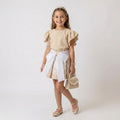 Big Girls Sophisticated Pearl-Trimmed Dress – Premium Floral Embroidery