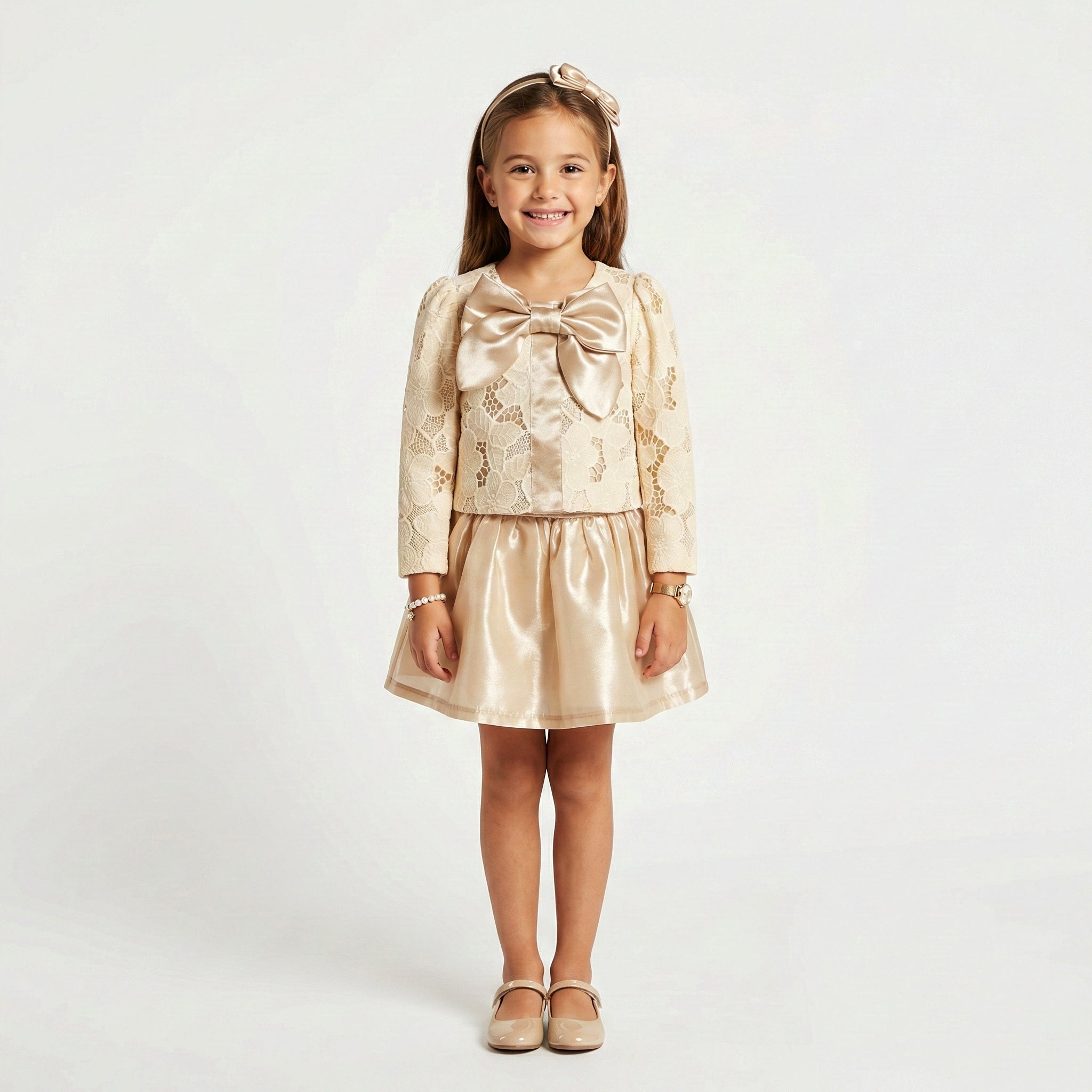 Junior Signature Satin Occasion Dress