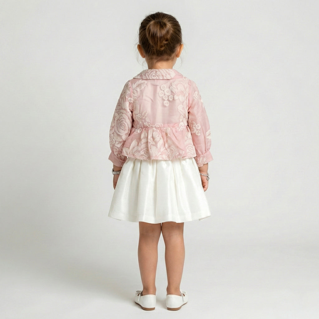 Girls' Heirloom Lace Dress with Signature Satin Bow