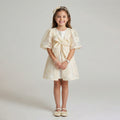 Girls' Sophisticated 2-Piece Organza Overlay Dress for Girls