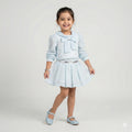 Girls' Elegant Embroidered Mesh Occasion Dress