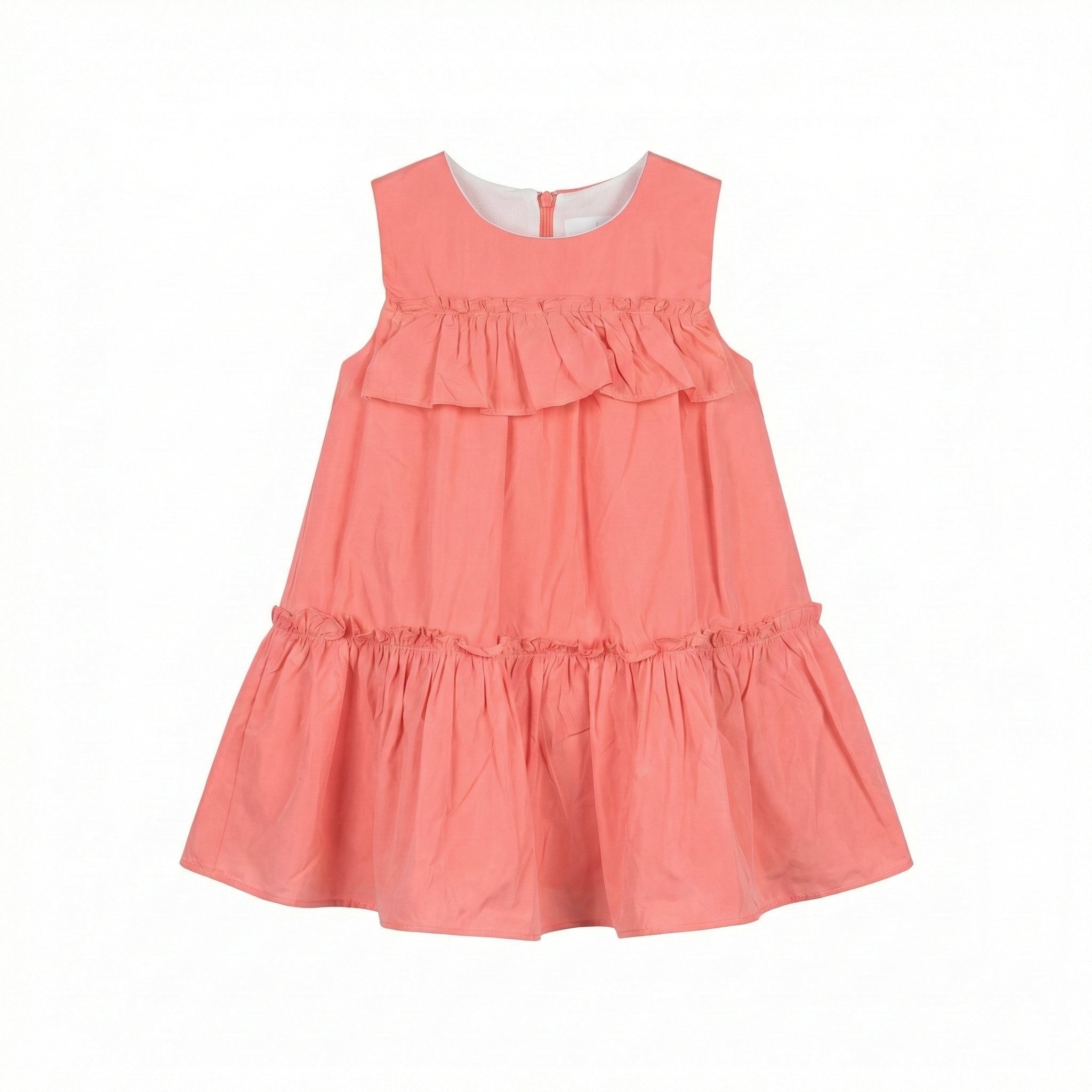 Sophisticated Jacquard Coat & Dress Set for Girls