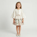 Girls’ Sophisticated Satin Peplum Occasion Set