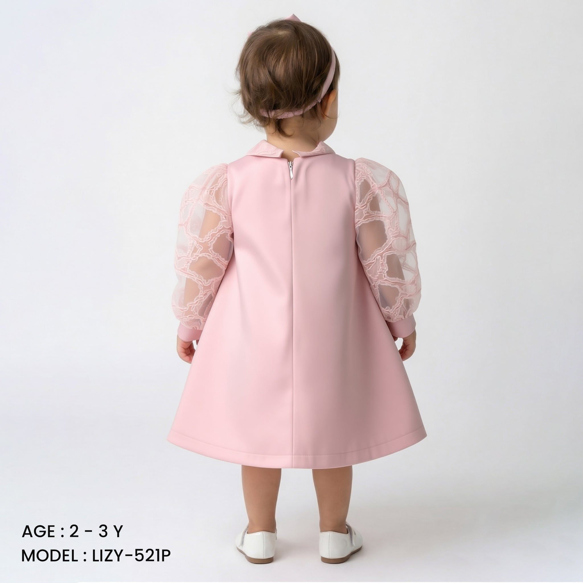 Toddler Ethereal Bow-Neck Dress