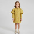 Girls' Sophisticated Tiered Tulle Formal Dress with Bow Waist