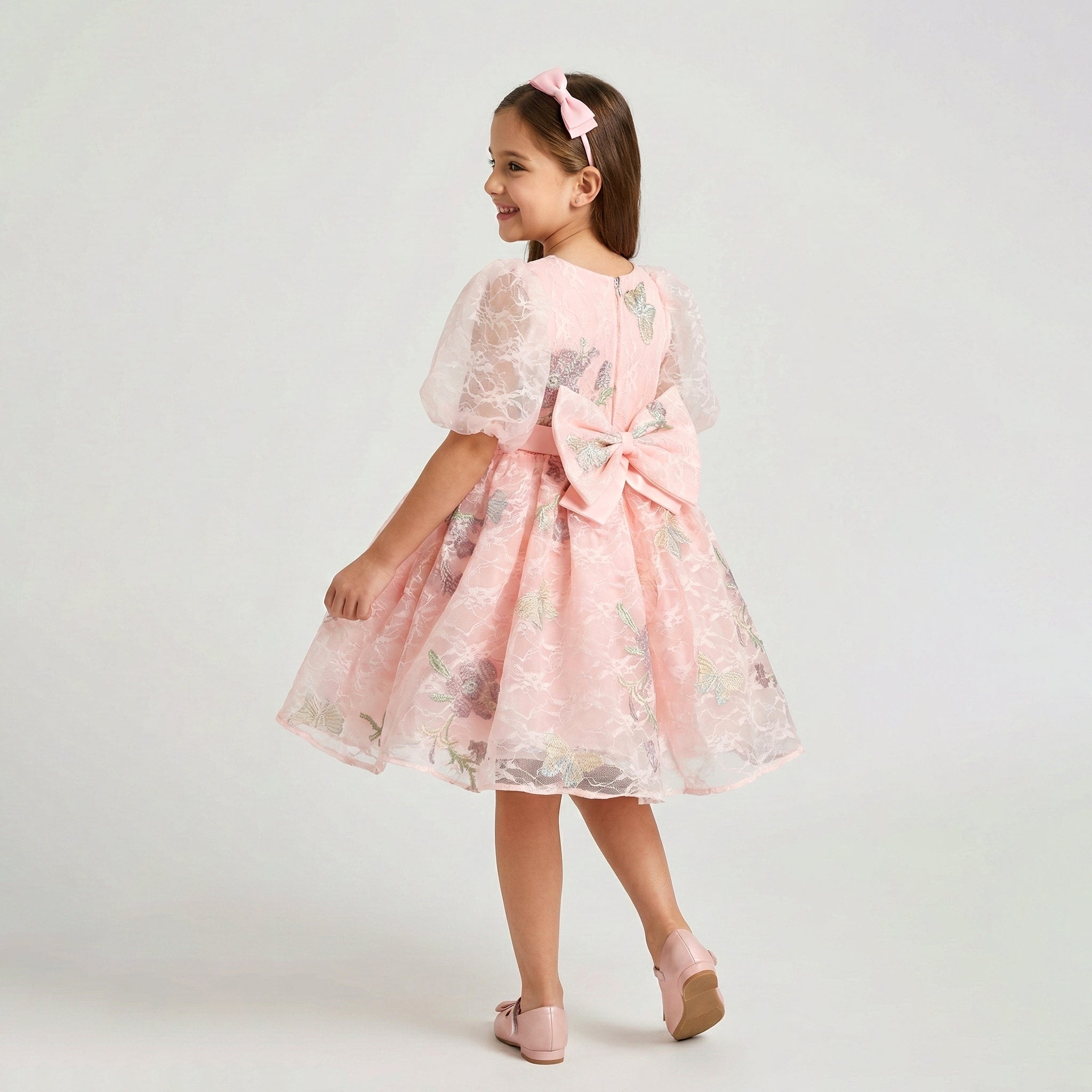 Girls' Boutique Tiered Gala Gown