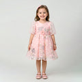 Girls' Whimsical Tiered Tulle Occasion Dress