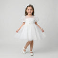 Girls’ Classic Tulle & Floral Formal Dress